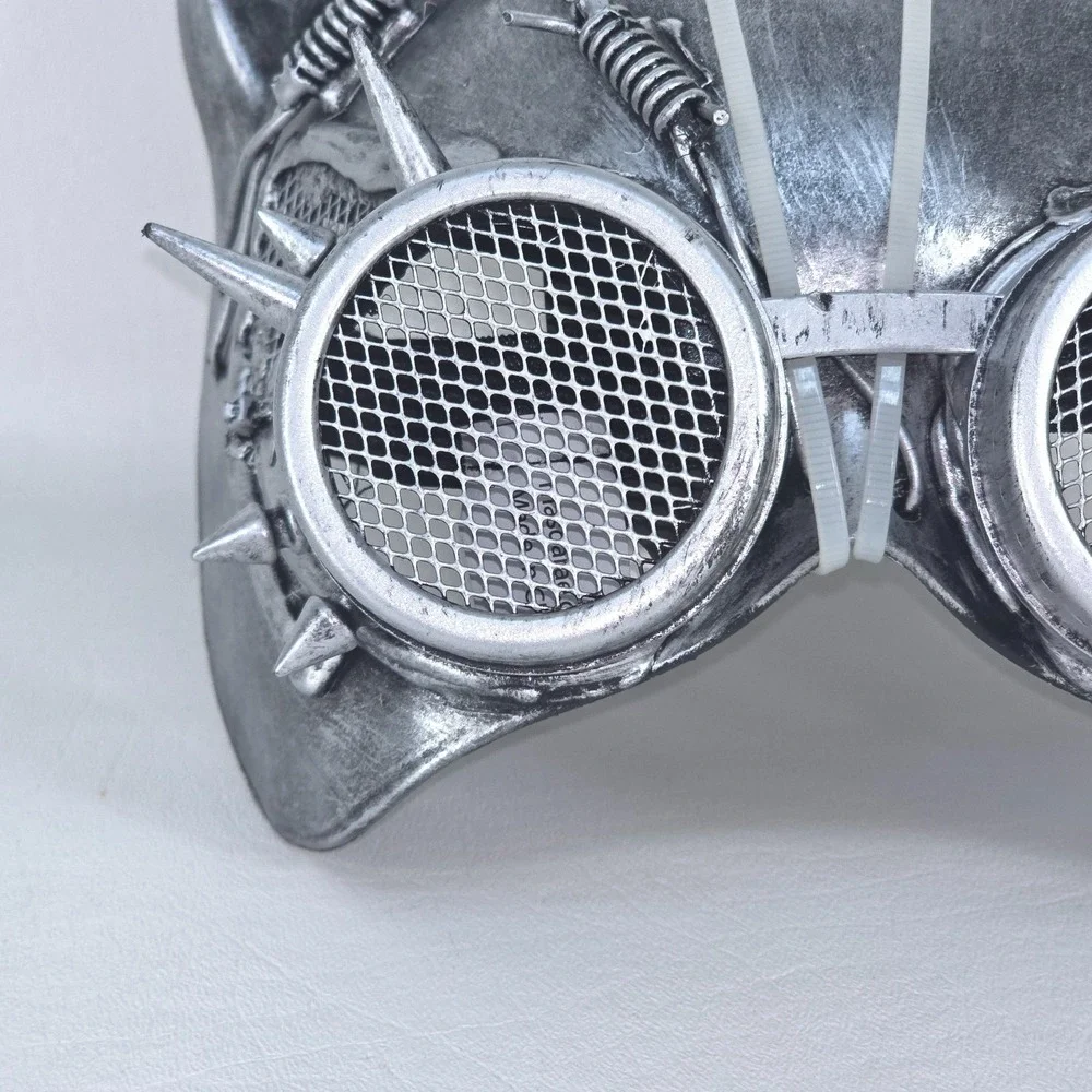 Masqarae Steampunk Cat Industrial Animal Mask Barb Wire Goggle HALLOWEEN COSPLAY